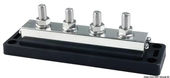 Kraftig samlingsskena Techno med transparent lock 4x10