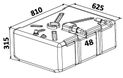 Brændstoftank PE 135 l