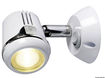 Ledad HI-POWER LED svart strålkastare 12/24 V