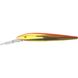 Deep Diving Red Fin - Djupgående wobbler 14 cm Gold Chrome Orange Back