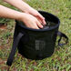 1852 hopvikbar hink 20l, svart