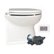 Jabsco elektrisk toalett, Deluxe spyling 14'', rett, magnetventil 24v