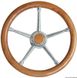 Ratt av mjuk polyuretan teak/SS 350 mm