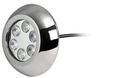 Undervattenslampa med 6x3W RGBW LEDs och skruvar