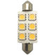 1852 LED pinol polttimo 42mm 10-36vdc 1.2/10W - 2 kpl pakkaus