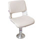 Skipper-tuolisarja vaaleanharmaalla pehmusteella, konsoli H-43 cm ja kääntyvä tuoli.