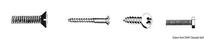Itsekierteittävä ristipääruuvi 3.5x38 AISI 316 316.7982/3.5X38