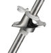 360° LED-lanternestang med 30° tilt og hvitt lys, 60 cm