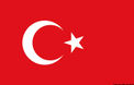 Flagga Turkiet 50 x 75 cm