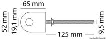Baug-/akterring AISI316