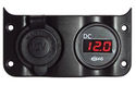 Voltmeter 3/30 V + sigarettenneruttak