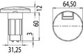 Sockel 63*64*31 mm för 13.440.01/03