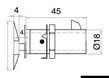 Flush Lock oval Typ A magnetisk