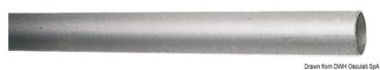 Anodiserat aluminiumrör 22 x 1.2 mm x 6 m