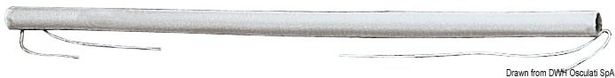 Stagbeskytter hvid 100 cm