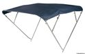 4-bågs bimini hög AISI316 180/190 cm vit
