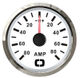 Amperemeter med shunt 80 A vit/glansig