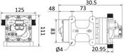 Europump Smart 5-membrans ferskvannspumpe 24V