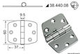 Sarana 2 mm vakiotappi 74x60 mm