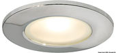 Montserrat II LED innfelt taklampe, speilpolert, hvit