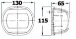 Maxi 20 AISI 316 135° vit 24V lantern