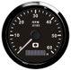 Omdrejningstæller 0-6000 RPM sort/sort