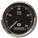 Omdrejningstæller 0-4000 RPM sort/blank