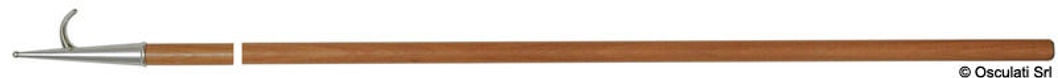 SS/trä båtshake 200 cm