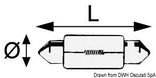 Soffittlampa 24 V 10 W