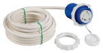 Förmonterad kontakt + kabel blå 15 m 24 A 3x4