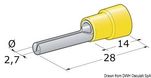 Plugg + hankontakt 2.5-6 mm²