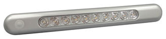 Utanpåliggande LED-lampa, förkromad 310x40x11.5 mm