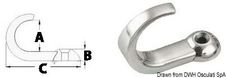 Krok AISI316 15x5.7x35.8 mm
