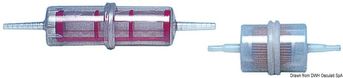 Transparent plastfilter til benzin/diesel 8-10 mm