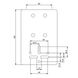 Mega Mount giverfeste 250mm W