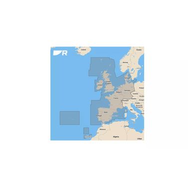 Raymarine LightHouse -kartat Länsi-Eurooppa