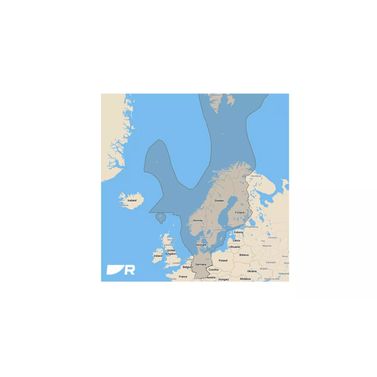 Raymarine LightHouse-kart for Nord-Europa