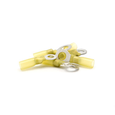 Ring cable shoe shrink Yellow