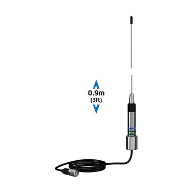 VHF antenn 90cm skinny mini