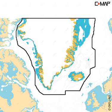 C-Map Discover X, Grønland "kun ved køb af plotter"
