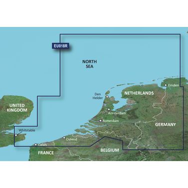 Bluechart g3 hxeu018r benelux offshore and inland waters
