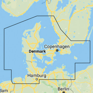 C-Map Y205 Discover, Tanska "vain karttaplotterin oston yhteydessä".