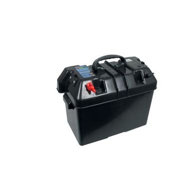 Batterilåda delux med handtag för max 60Amp förbrukning