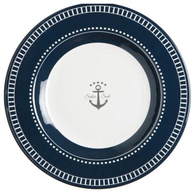 Marine Business Sailor Soul Dessert tallerker Melamin Ø20,5 cm 6 stk