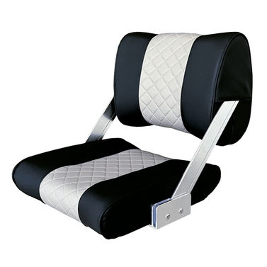 ESM styrestol ST45 Lux sort med lyse grå bredde 42cm