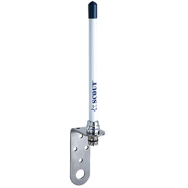 Scout KM-10 VHF antenne 18cm m/18m kabel vinkelbeslag & stik