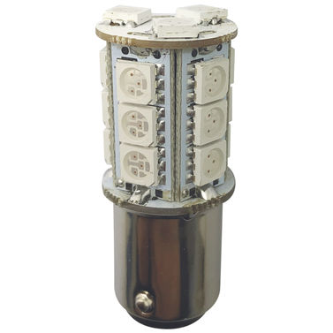 1852 LED-lanternlampa Bay15D, 10-36V 2,4/25W röd - 2 st.
