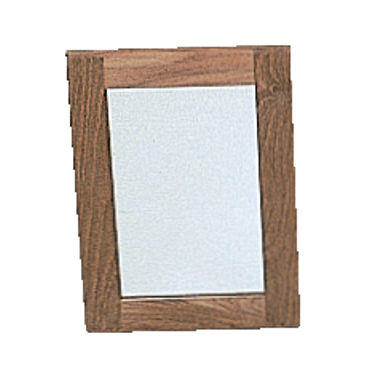 Speil med ramme i teak 28 x 38 cm