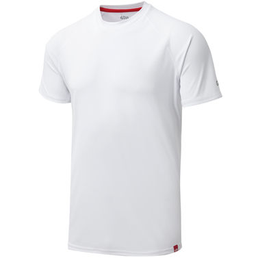Gill UV010 T-shirt men's UV50+ hvid