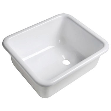 Hvit vask i pleksiglass B:330xD:280xH:140 mm